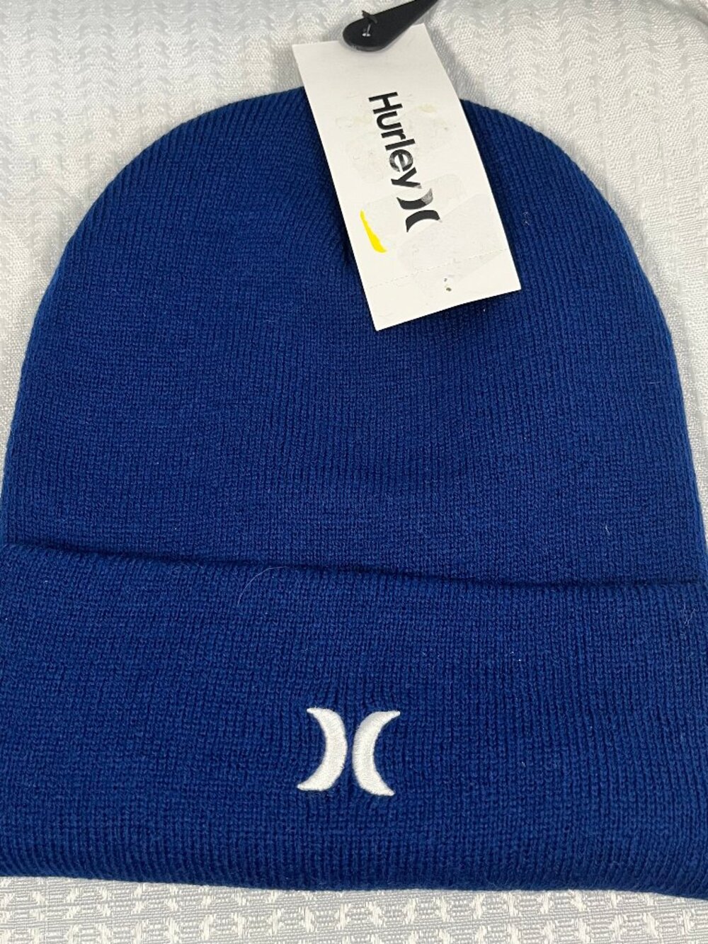 Hurley Icon Cuff Beanie NWT Royal Blue